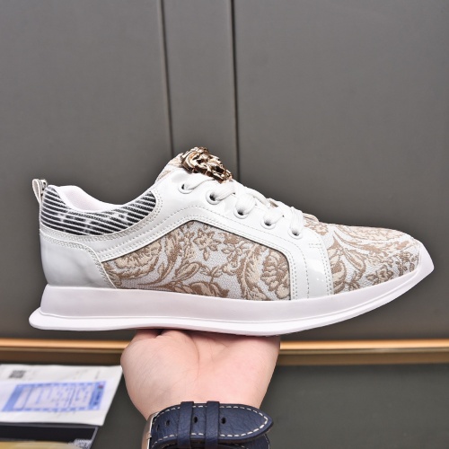 Replica Versace Casual Shoes For Men #1255956 $76.00 USD for Wholesale