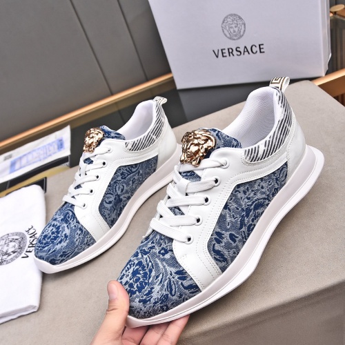 Versace Casual Shoes For Men #1255957 $76.00 USD, Wholesale Replica Versace Casual Shoes