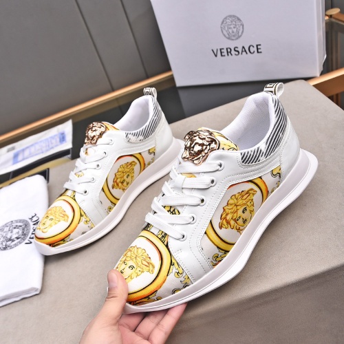 Versace Casual Shoes For Men #1255959 $76.00 USD, Wholesale Replica Versace Casual Shoes