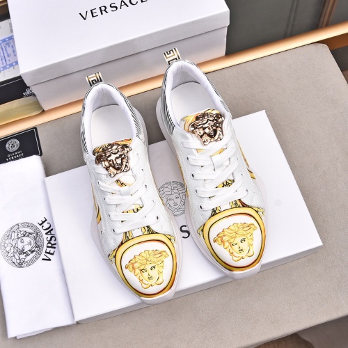 Replica Versace Casual Shoes For Men #1255959 $76.00 USD for Wholesale