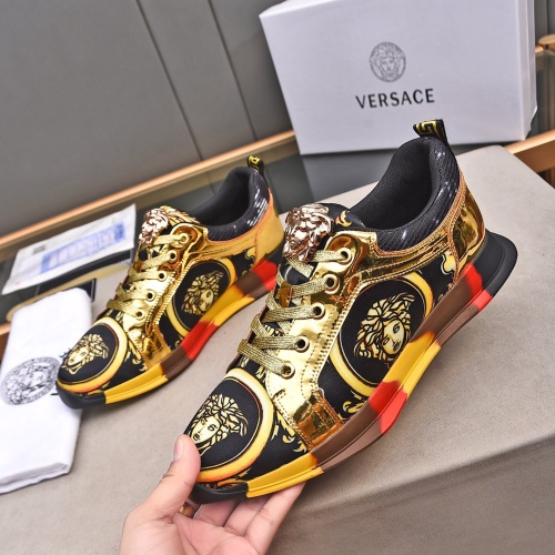 Versace Casual Shoes For Men #1255960 $76.00 USD, Wholesale Replica Versace Casual Shoes