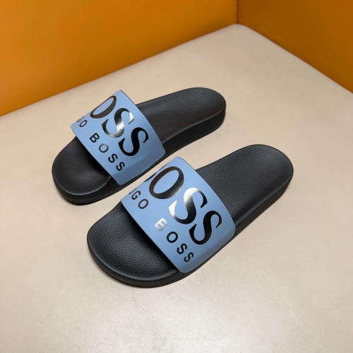 Boss Slippers For Men #1255987 $42.00 USD, Wholesale Replica Boss Slippers