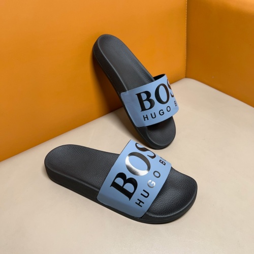 Replica Boss Slippers For Men #1255987 $42.00 USD for Wholesale