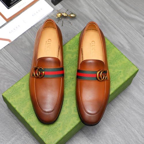 Replica Gucci Oxfords Shoes For Men #1256006 $68.00 USD for Wholesale