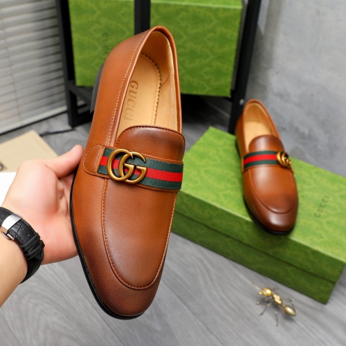 Replica Gucci Oxfords Shoes For Men #1256006 $68.00 USD for Wholesale