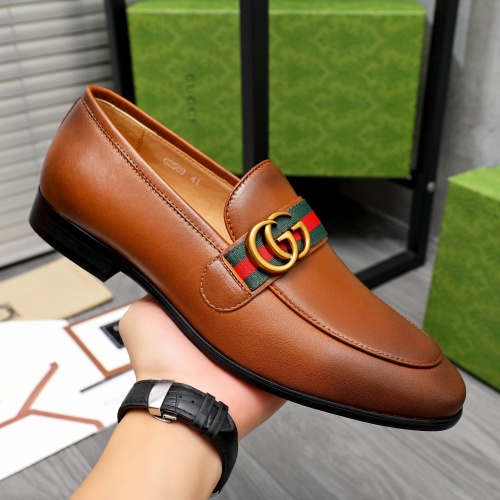 Replica Gucci Oxfords Shoes For Men #1256006 $68.00 USD for Wholesale