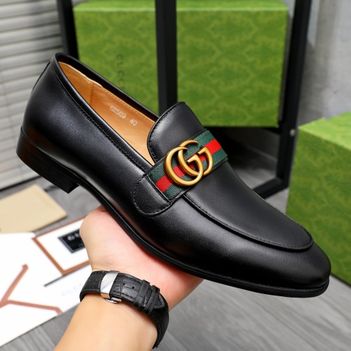 Replica Gucci Oxfords Shoes For Men #1256007 $68.00 USD for Wholesale