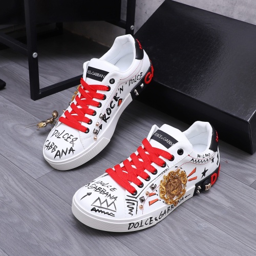 Dolce &amp; Gabbana D&amp;G Casual Shoes For Women #1256044 $92.00 USD, Wholesale Replica Dolce &amp; Gabbana D&amp;G Casual Shoes