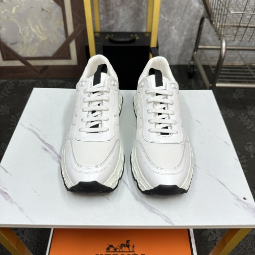 Replica Hermes Casual Shoes For Men #1256079 $88.00 USD for Wholesale