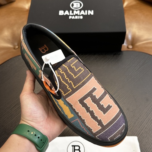 Replica Balmain Casual Shoes For Men #1256210 $80.00 USD for Wholesale