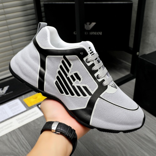 Replica Armani Casual Shoes For Men #1256235 $98.00 USD for Wholesale