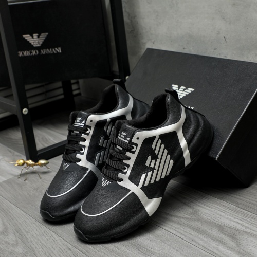 Replica Armani Casual Shoes For Men #1256238 $98.00 USD for Wholesale