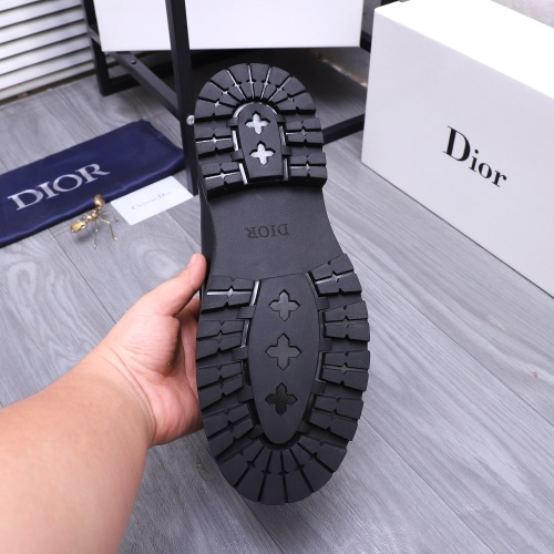 Replica Christian Dior Leather Shoes For Men #1256315 $88.00 USD for Wholesale