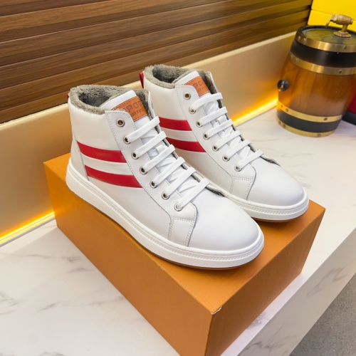 Replica Bally High-Tops Shoes For Men #1256333 $80.00 USD for Wholesale