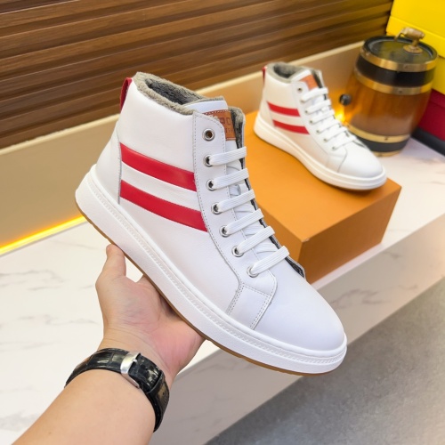 Replica Bally High-Tops Shoes For Men #1256333 $80.00 USD for Wholesale