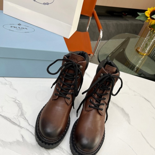 Replica Prada Boots For Women #1256350 $112.00 USD for Wholesale