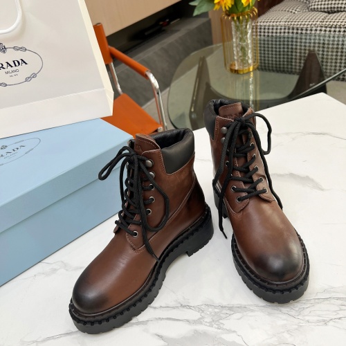 Replica Prada Boots For Women #1256350 $112.00 USD for Wholesale