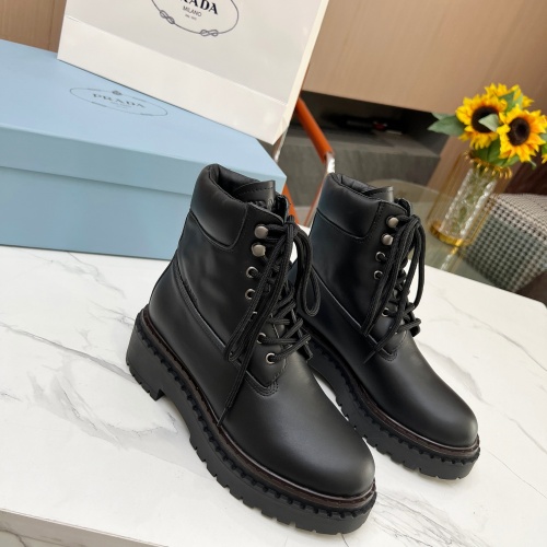 Prada Boots For Women #1256351 $112.00 USD, Wholesale Replica Prada Boots