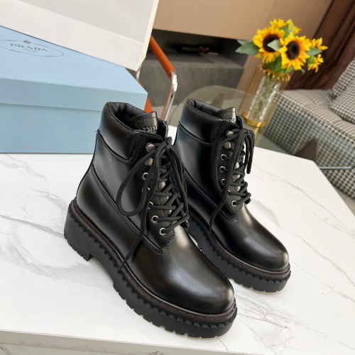 Prada Boots For Women #1256352 $112.00 USD, Wholesale Replica Prada Boots