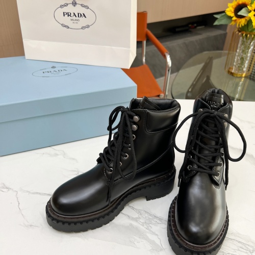 Replica Prada Boots For Women #1256352 $112.00 USD for Wholesale