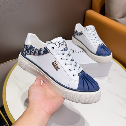 Replica Christian Dior Casual Shoes For Men #1256356 $76.00 USD for Wholesale