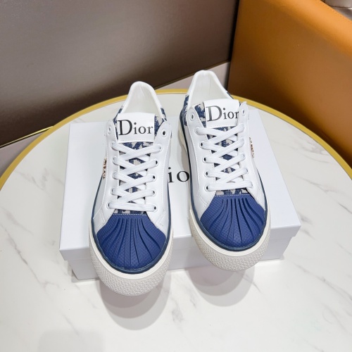 Replica Christian Dior Casual Shoes For Men #1256356 $76.00 USD for Wholesale