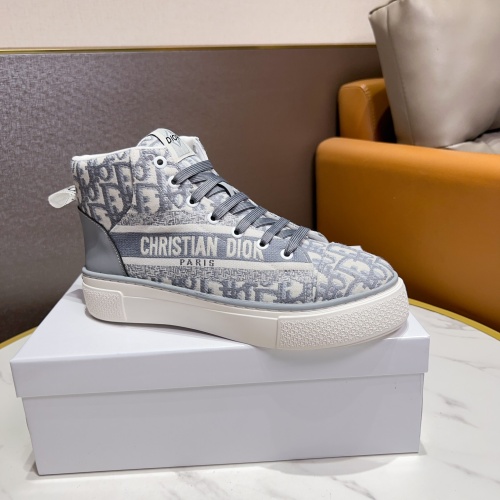 Replica Christian Dior High Top Shoes For Men #1256361 $80.00 USD for Wholesale