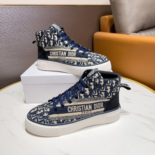 Replica Christian Dior High Top Shoes For Men #1256362 $80.00 USD for Wholesale