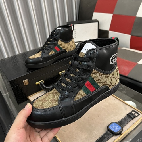 Gucci High Tops Shoes For Men #1256408 $80.00 USD, Wholesale Replica Gucci High Tops Shoes