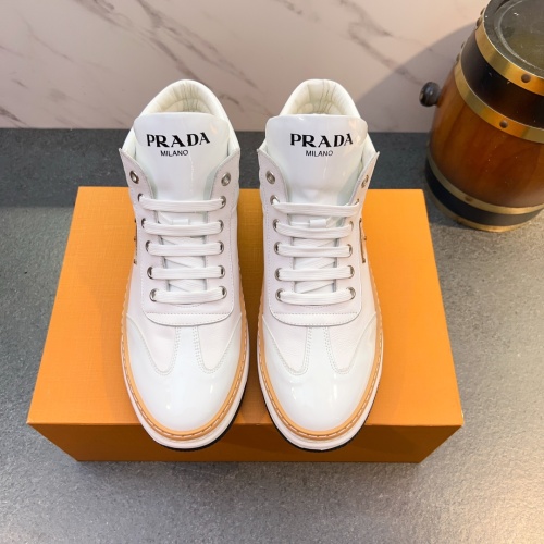 Replica Prada High Top Shoes For Men #1256410 $80.00 USD for Wholesale