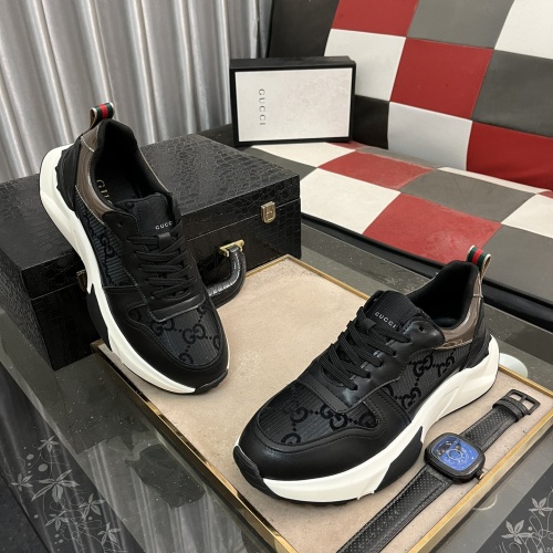 Replica Gucci Casual Shoes For Men #1256449 $82.00 USD for Wholesale