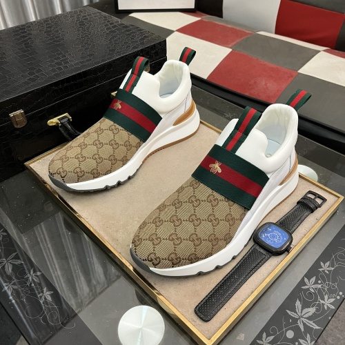 Gucci Casual Shoes For Men #1256459 $80.00 USD, Wholesale Replica Gucci Casual Shoes