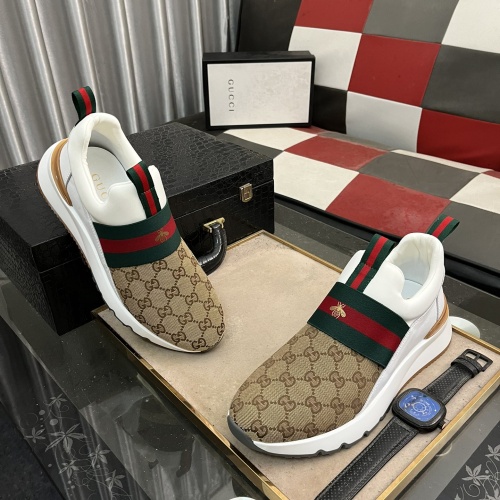 Replica Gucci Casual Shoes For Men #1256459 $80.00 USD for Wholesale