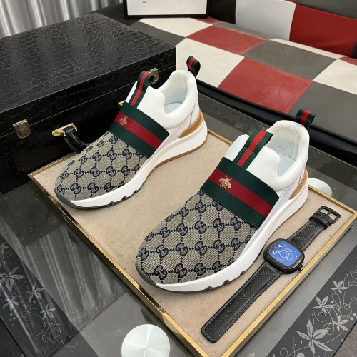 Gucci Casual Shoes For Men #1256461 $80.00 USD, Wholesale Replica Gucci Casual Shoes