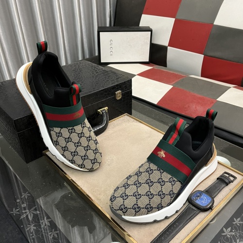 Replica Gucci Casual Shoes For Men #1256462 $80.00 USD for Wholesale