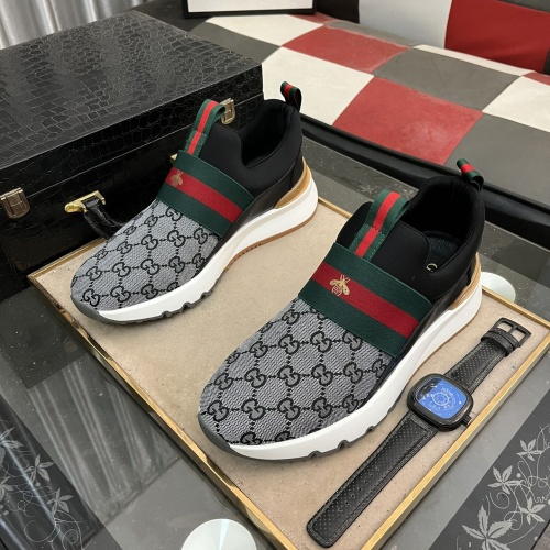 Gucci Casual Shoes For Men #1256463 $80.00 USD, Wholesale Replica Gucci Casual Shoes