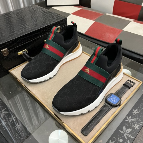 Gucci Casual Shoes For Men #1256464 $80.00 USD, Wholesale Replica Gucci Casual Shoes