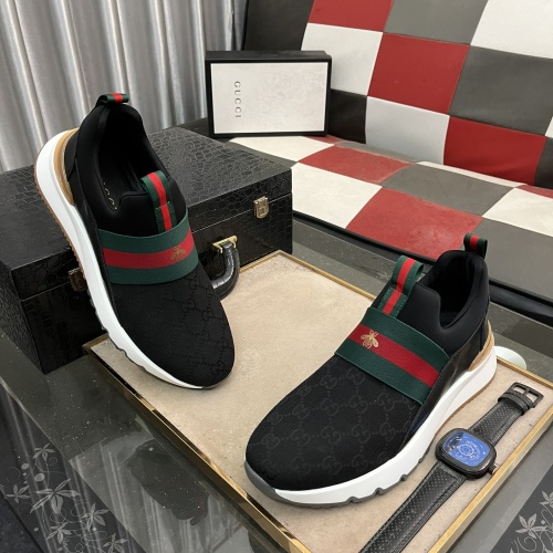 Replica Gucci Casual Shoes For Men #1256464 $80.00 USD for Wholesale