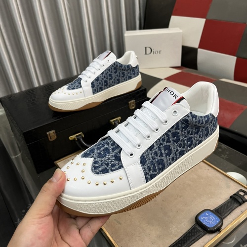 Replica Christian Dior Casual Shoes For Men #1256465 $76.00 USD for Wholesale