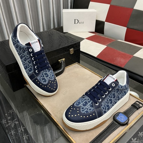 Replica Christian Dior Casual Shoes For Men #1256466 $76.00 USD for Wholesale