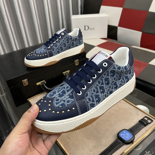 Replica Christian Dior Casual Shoes For Men #1256466 $76.00 USD for Wholesale