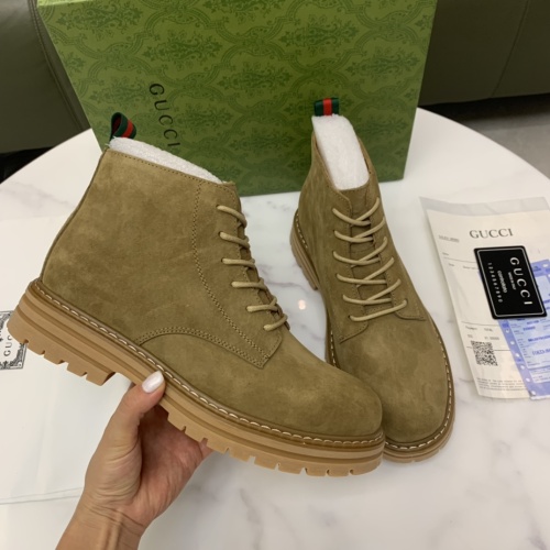 Gucci Boots For Men #1256559 $96.00 USD, Wholesale Replica Gucci Boots