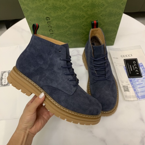 Gucci Boots For Men #1256560 $96.00 USD, Wholesale Replica Gucci Boots