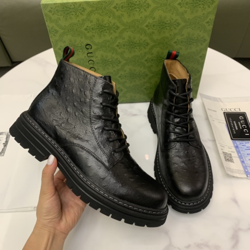 Gucci Boots For Men #1256562 $96.00 USD, Wholesale Replica Gucci Boots