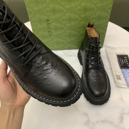 Replica Gucci Boots For Men #1256562 $96.00 USD for Wholesale