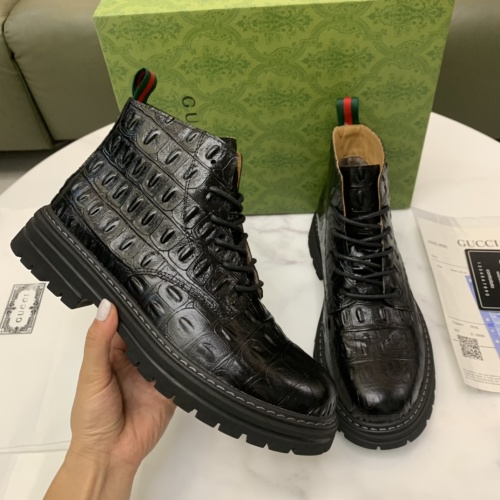 Gucci Boots For Men #1256563 $96.00 USD, Wholesale Replica Gucci Boots