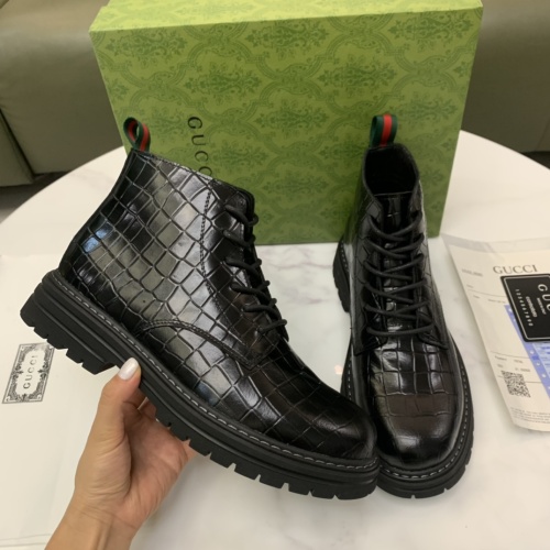 Gucci Boots For Men #1256564 $96.00 USD, Wholesale Replica Gucci Boots