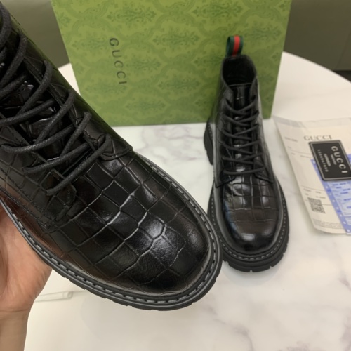 Replica Gucci Boots For Men #1256564 $96.00 USD for Wholesale