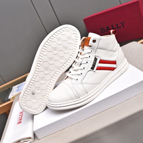 Replica Bally High-Tops Shoes For Men #1256660 $85.00 USD for Wholesale