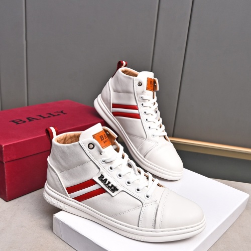 Replica Bally High-Tops Shoes For Men #1256660 $85.00 USD for Wholesale